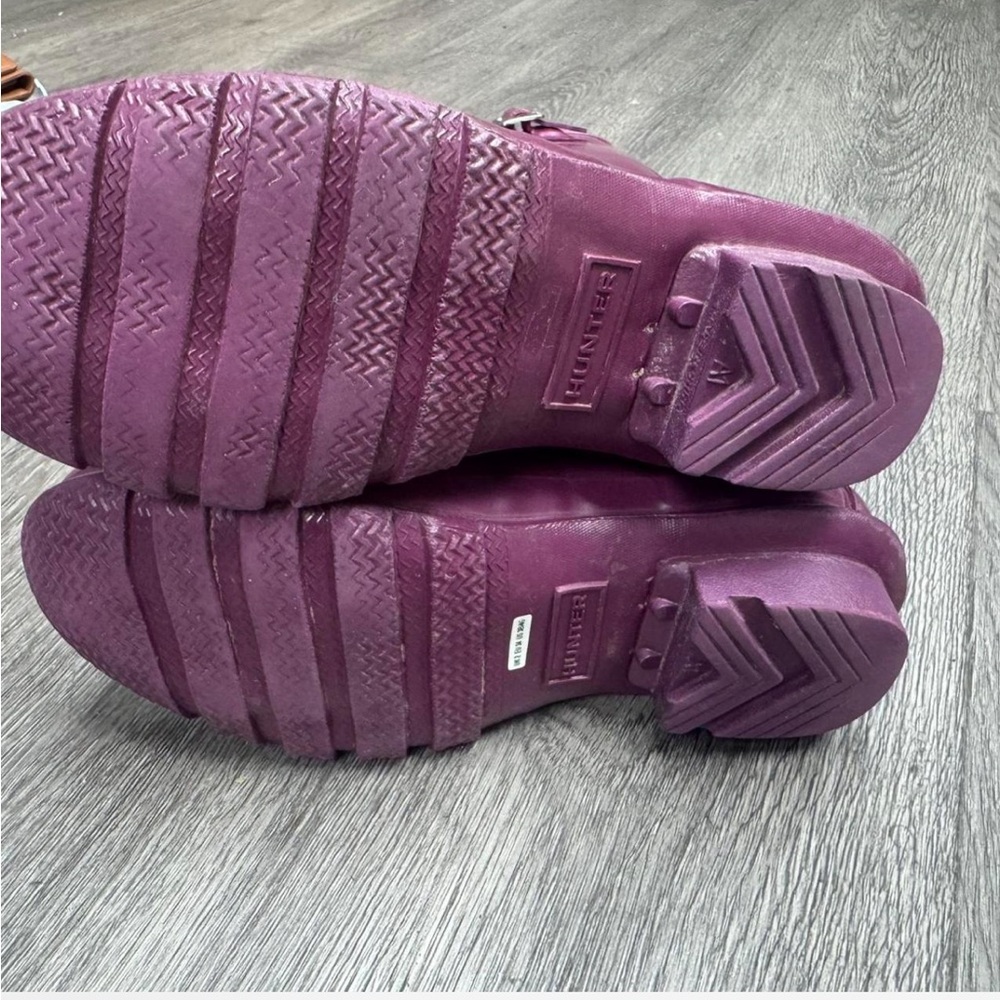 Hunter Violet Tall Boots - Picture 3 of 8